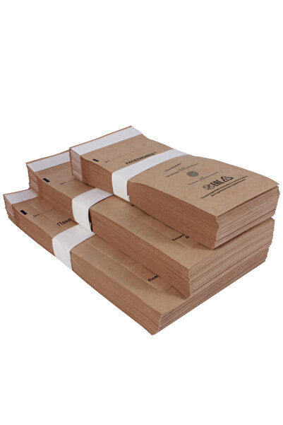 Choice1 75x150MM 50PCS Kraft Paper Cleaning Bag High Temperature Disinfection...