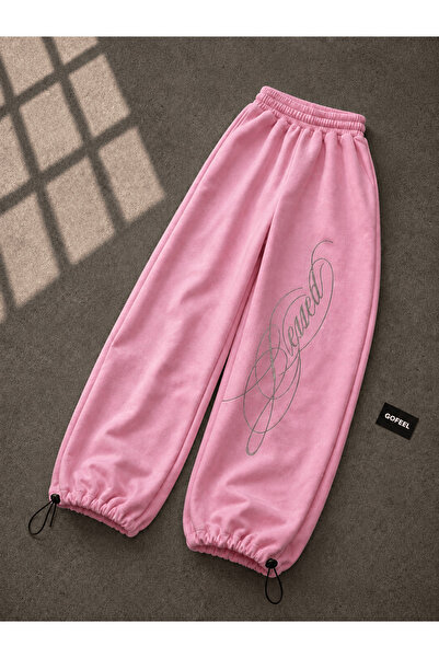 Gofeel Ophella Blessed Stone Printed Baggy Sweatpants