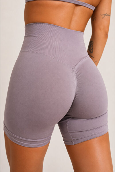 FOREVER MORE Milene Model Yüksek Bel Toparlayıcı Büzgü Detaylı Push Up Seamle...