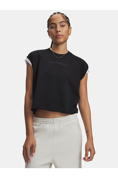 Under Armour Icon WM Cut Off SS - Tricou de damă