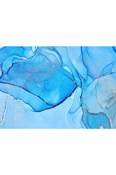 VIODESIGN Fototapet abstract ,autoadeziv, Marmura Albastru Ocean, multicolor,...