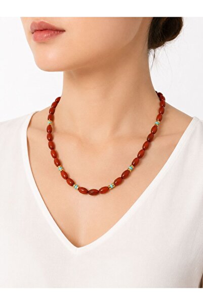B Design jewelry Terra Mare Jade ve Turkuaz Taşlı Kolye