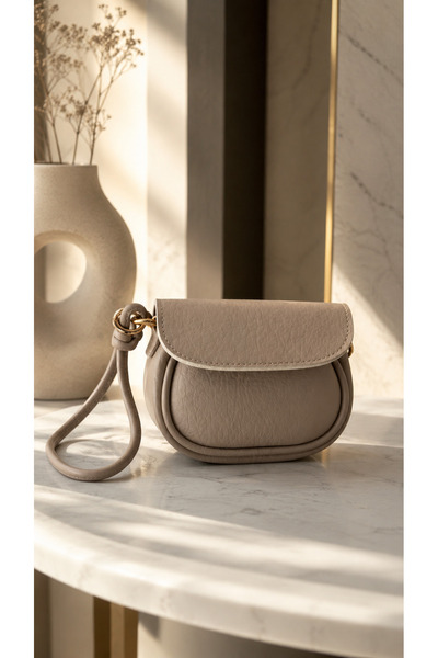 Name Baby Women's Daily Use Hand and Shoulder Bag with Wrist and Knot Strap C...