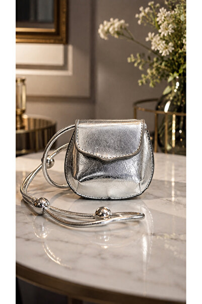 Name Baby Women's Knotted Adjustable Strap Magnetic Shoulder Bag Cnt-Ga36