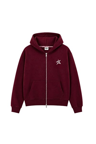 zaee Star Double Zip Oversize Hoodie That Can Be Worn in All Seasons