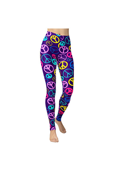 OtherMax Colanți Sport Dama Casual Anii '80 Hippie Mov L-XXL — colanti sport ...