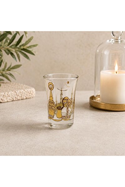 Elen Hediyelik Shisha Glass - Nargile with Istanbul Design