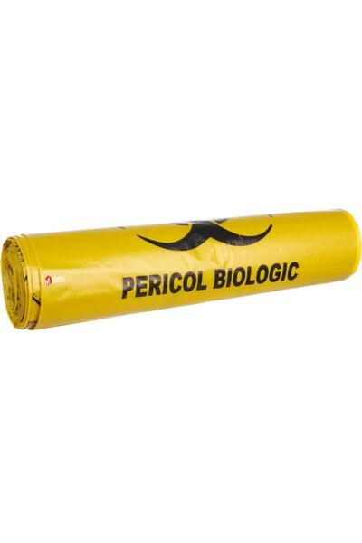 MC Micostore Saci galbeni 20l " pericol biologic"