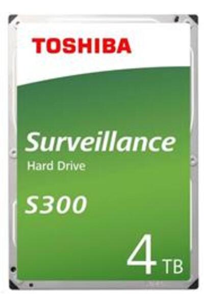 Toshiba ShakkkMarket 4TB HDWT840UZSVA S300 3.5 256Mb 5400rpm Güvenlik 7-24 Harddisk