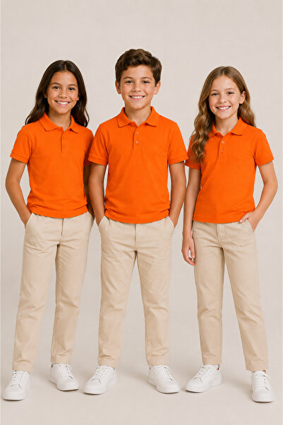 Soweto Children's Unisex 3-Piece Polo Collar Short Sleeve School T-Shirt 100%...