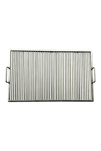 Generic Brand Gratar inox, 80x50cm, bare rotative 8mm, cu manere laterale