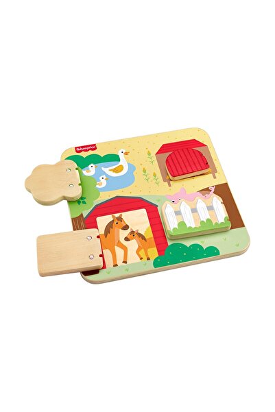 FISHER PRICE – Wooden Farm Animals Board (JCY33)