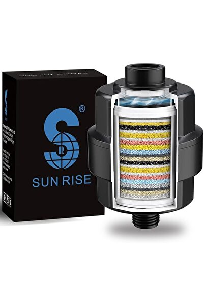 SR SUN RISE 20-Stage Shower Head Filter for Hard Water with Replaceable Filte...