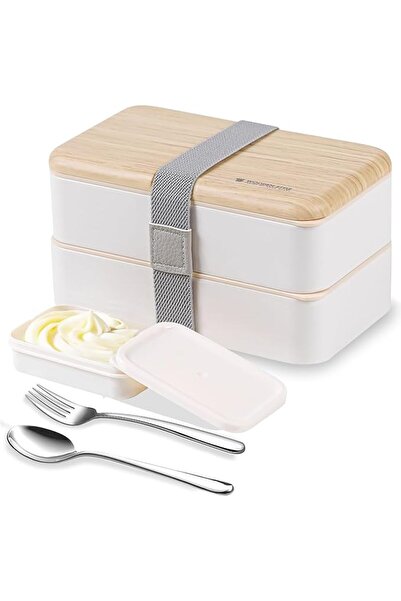 GENERAL Bento Lunch Box, Japanese Style Compartmentalized Storage Container w...