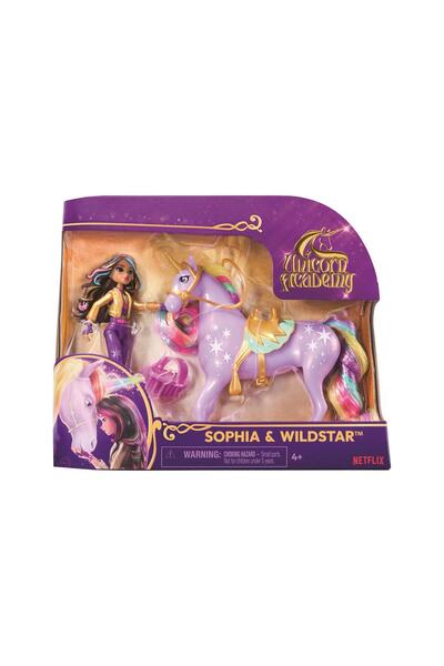 Generic Spin Master Unicorn Academy: Sophia & Wildstar – Păpușă și Unicorn (2...