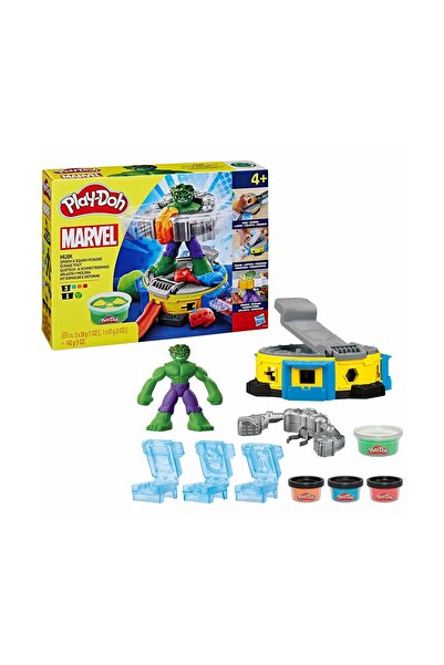 Hasbro Play-Doh Marvel: Hulk – Zdrobește și Stoarce (F9826)
