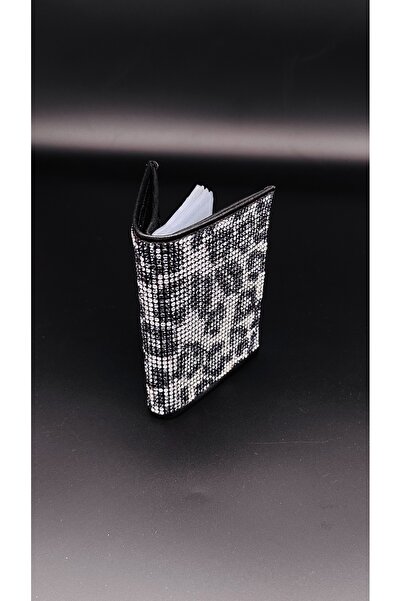 EFEAKS Stone Leopard Pattern Card Holder Wallet