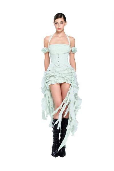 Andress Boutique Rochie mini Lora, verde mentă