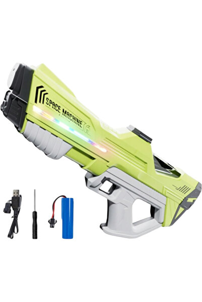 OtherMax Pistol cu Apă Electric pentru Copii, Automat, Reîncărcabil, Verde — ...