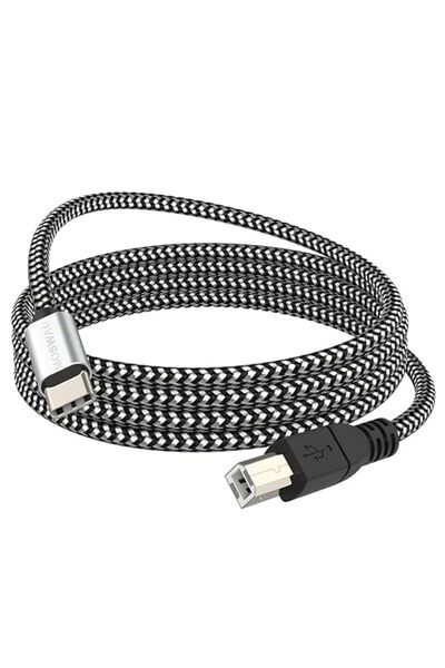 GENERAL MOSWAG USB C Printer Cable, Type C to Midi Cable Printer Scanner Cord...