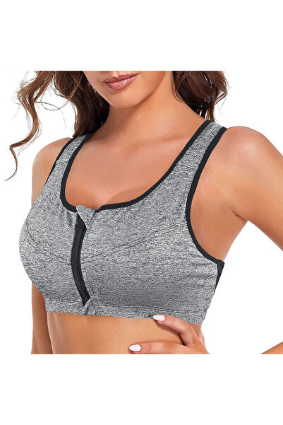 OtherMax Sutien sport de yoga și fitness pentru femei, cu închidere frontală,...