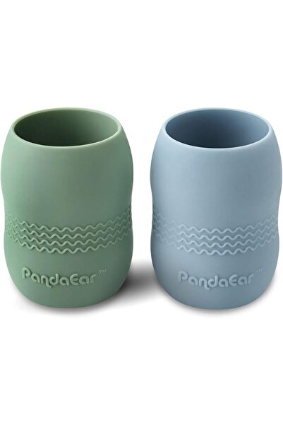 PandaEar Anti-Spill Cup for Toddler Kids, Panda Air 100% Silicone Baby Traini...