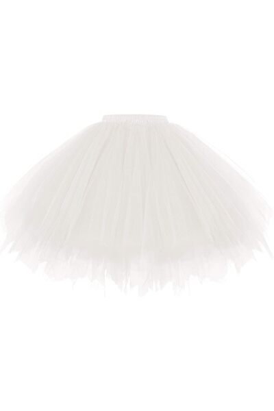 OtherMax Fustă Tutu din Tulle Evazată Balet Costum Albă M — fusta tutu alba, ...