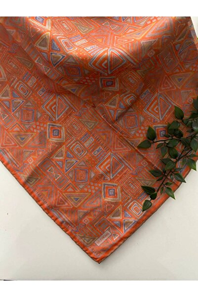 Silk Home Šal od mekog pamuka sa hijeroglifskim uzorkom