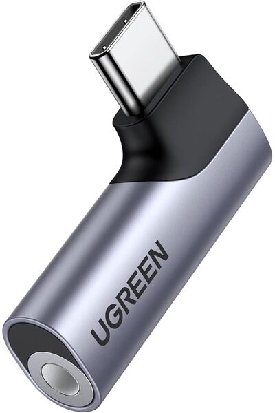 GENERAL يوجرين محول من USB-C إلى مقبس سماعة رأس صوتية 3.5 ملم متوافق مع أجهزة...