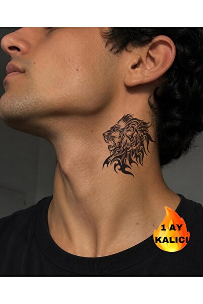 Mecit Tuhafiye 1 AY KALICI ASLAN KOL BİLEK ORTA BOY GEÇİCİ DÖVME