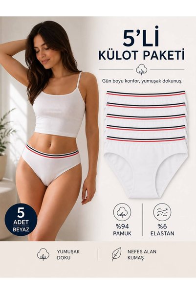 Tutku 5'li Victoria Bikini Külot