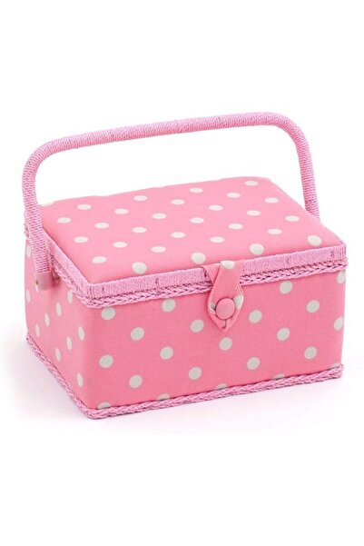 Hobby Gift هدية هواية صندوق خياطة، خشب/قماش، نحلة مطرزة، مقاس M