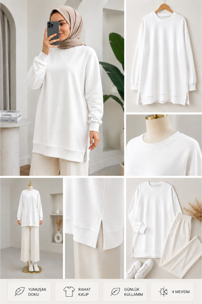 Valore Oversize Kadın Sweatshirt Tunik