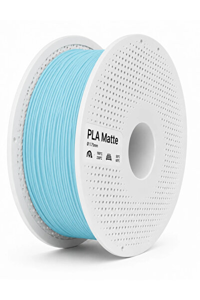 Bambu Lab PLA Matte Buz Mavisi 1Kg Filament