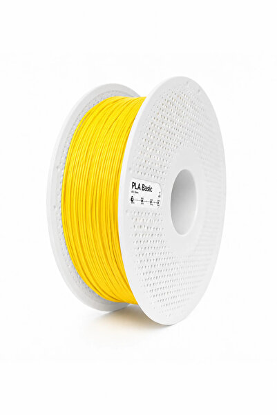 Bambu Lab PLA Basic Sarı Filament 1 Kg - Makaralı