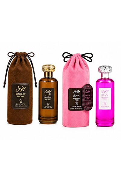 Ayelet Unisex Arabic Perfume Set, Dubai MOUSUFF Brown & MOUSUFF Pink, Eau de ...
