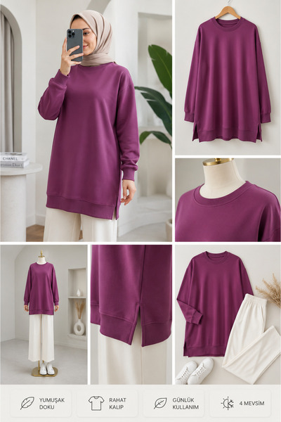 Valore Oversize Kadın Sweatshirt Tunik