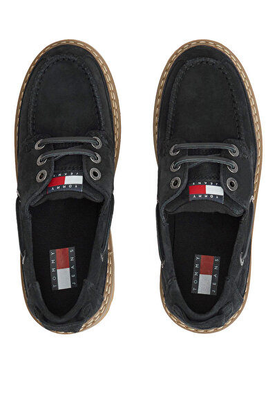 Tommy Hilfiger Lacivert Kadın Casual Ayakkabı TJW ARCHIVE '01 LOW BOAT SHOE