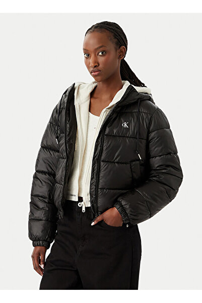 Calvin Klein Jeans Black Women's Coat Lv047G507Gub1