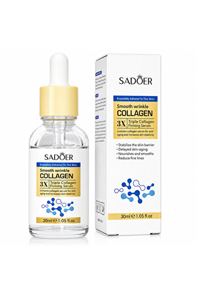 SADOER Ser triplu colagen pentru fermitate, 30 ml, îmbunătățește elasticitate...
