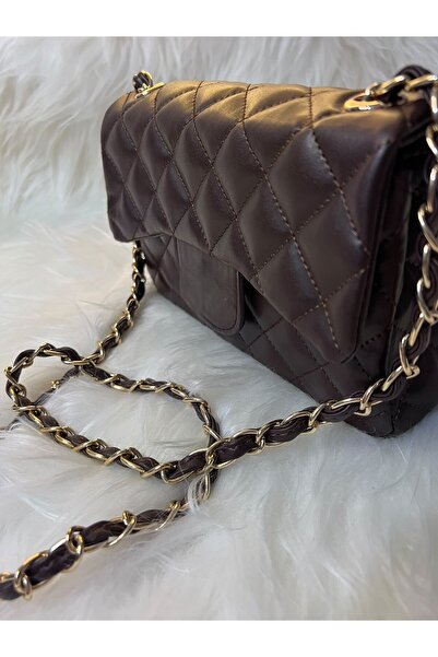 GK LUXURY & FASHION Women's Quilted Patterned Chain Strap Crossbody Shoulder ...