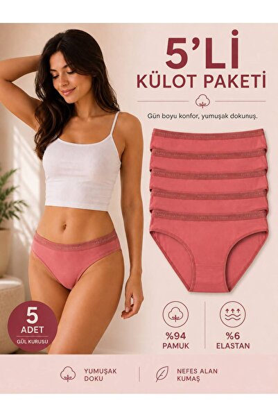 Tutku 5'li Bikini Perla Külot
