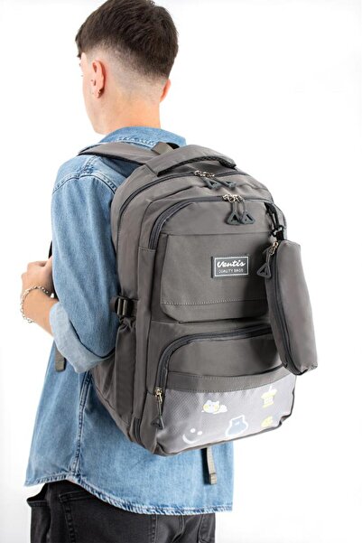 Baginn Ventis Unisex School Bag High School Middle School Set of 2 Backpacks ...
