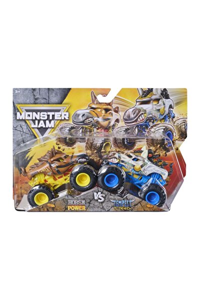 Spinmaster ΣΕΤ MONSTER JAM ΜΕ 2 ΜΕΤΑΛΛΙΚΑ ΑΥΤΟΚΙΝΗΤΑ HORSE POWER ΚΑΙ TEMPEST ...