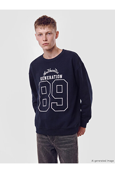 LC Waikiki Crew Neck Printed Boys' Sweatshirt