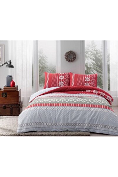 ARTUNHOME Merry Double Duvet Cover Set 100% Cotton Ranforce Boxed