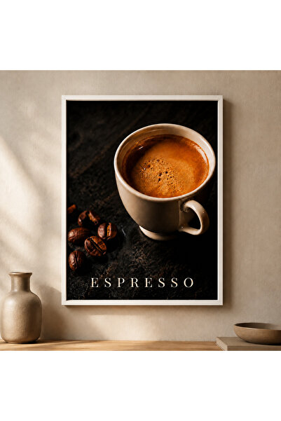 Miutic Print Studio Tablou Decorativ Espresso, Tablou Premium cu Ramă