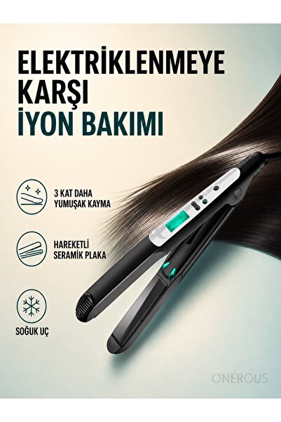 Braun Aktif İyon Teknolojili Saç Düzleştirici, Elektriklenme ve Kabarma Karşı...