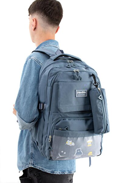 Baginn Ventis Unisex School Bag High School Middle School Set of 2 Backpacks ...