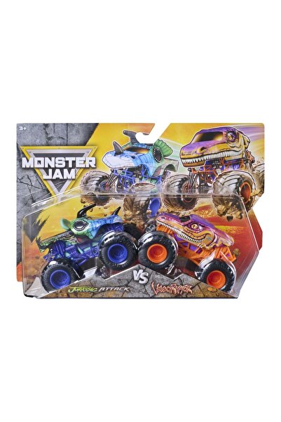 Spinmaster ΣΕΤ MONSTER JAM ΜΕ 2 ΜΕΤΑΛΛΙΚΑ ΑΥΤΟΚΙΝΗΤΑ ΤΖΟΥΡΑΣΙΚ ΑΤΤΑΚ ΚΑΙ ΒΕΛΟ...